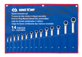 KING TONY 122A14MRN 14 Piece Reversible Speed Wrench Set