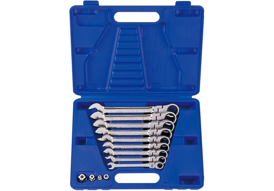 KING TONY 13013MR 13 Piece Flexible Speed Wrench Set