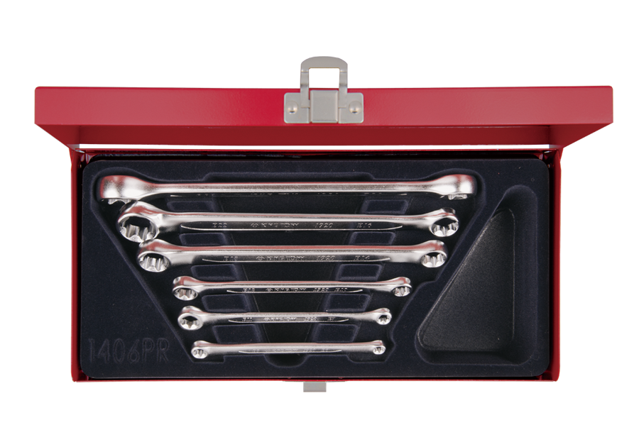 KING TONY 1406PR Star Box End Wrench Set