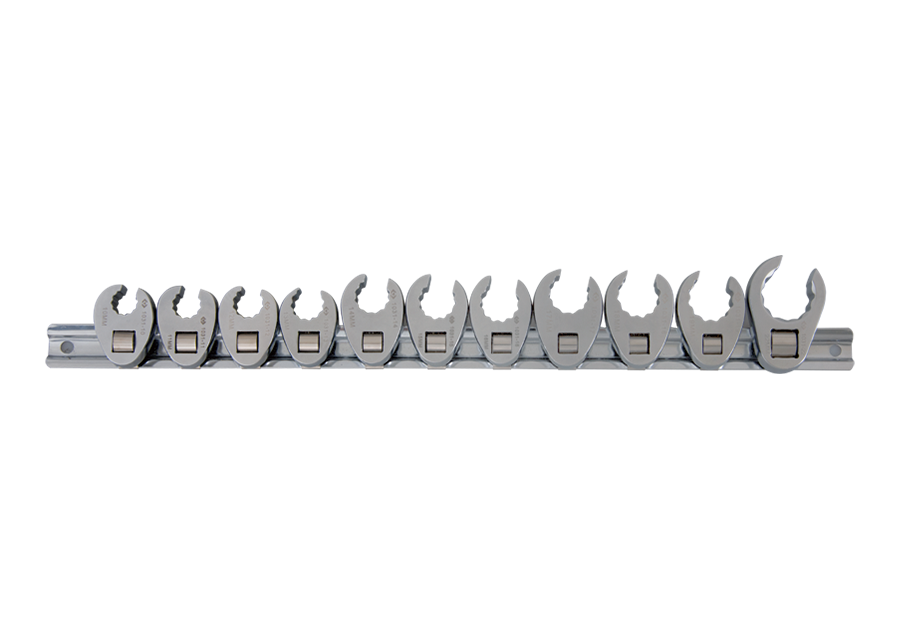 KING TONY 1E11MR 11 Piece Crowfoot Wrench Set