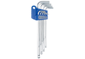 KING TONY 20109MR 9 Piece Extra Long Ball End Hex L-Wrench set