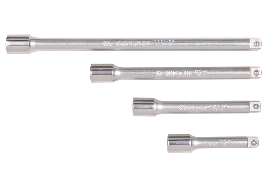 KING TONY 2104PR 4 Piece 1/4" Drive Extension Bar Set