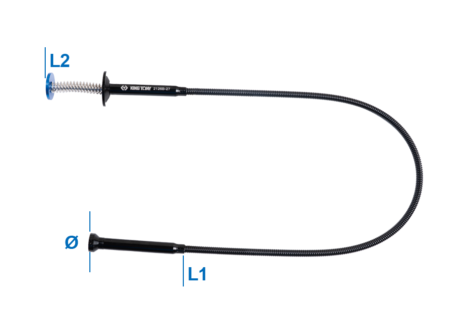 KING TONY 2126B-27 Magnetic Claw Pick-Up Tool