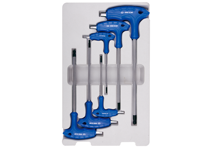 KING TONY 22106MR 6 Piece L-type Wrench Set (Hex With Ball)