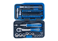 KING TONY 2539MR-AM 39 Piece 1/4" Drive Socket and Bit Set