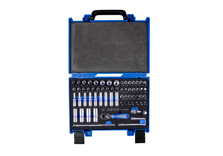 KING TONY 2565MRV 65 Piece 1/4" Drive Socket Set