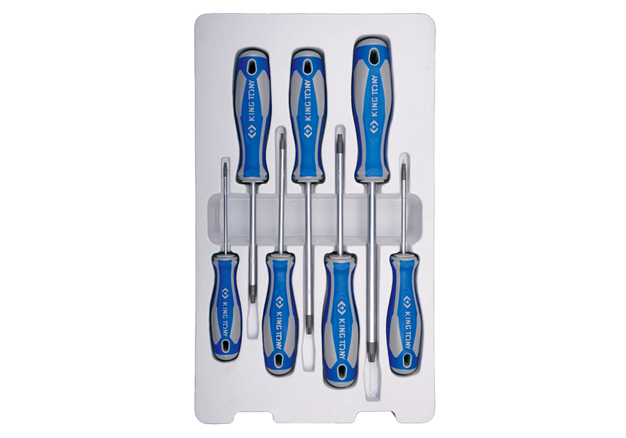 KING TONY 30317PR 7 Piece Standard Screwdriver Set