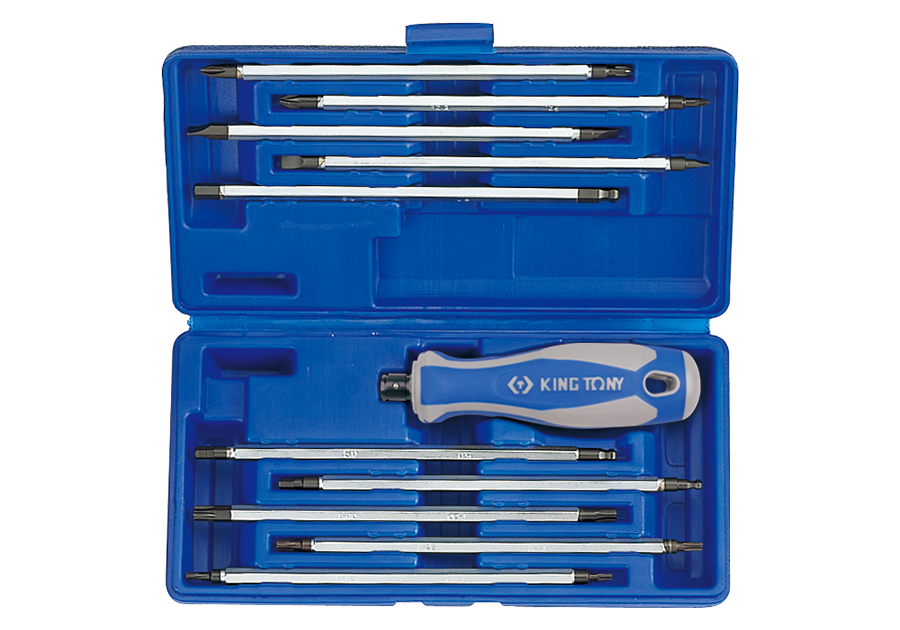 KING TONY 32518MR 11 Piece Interchangeable Screwdriver Set
