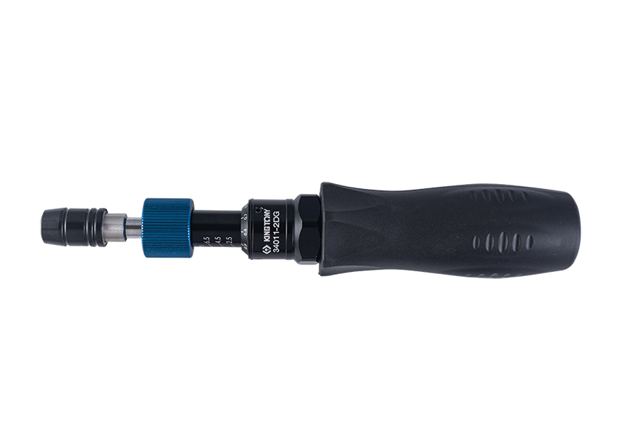 KING TONY 34011-3DG 1/4 Torque Screwdriver 0.5 - 2.5 Nm – manufacturer range illustration