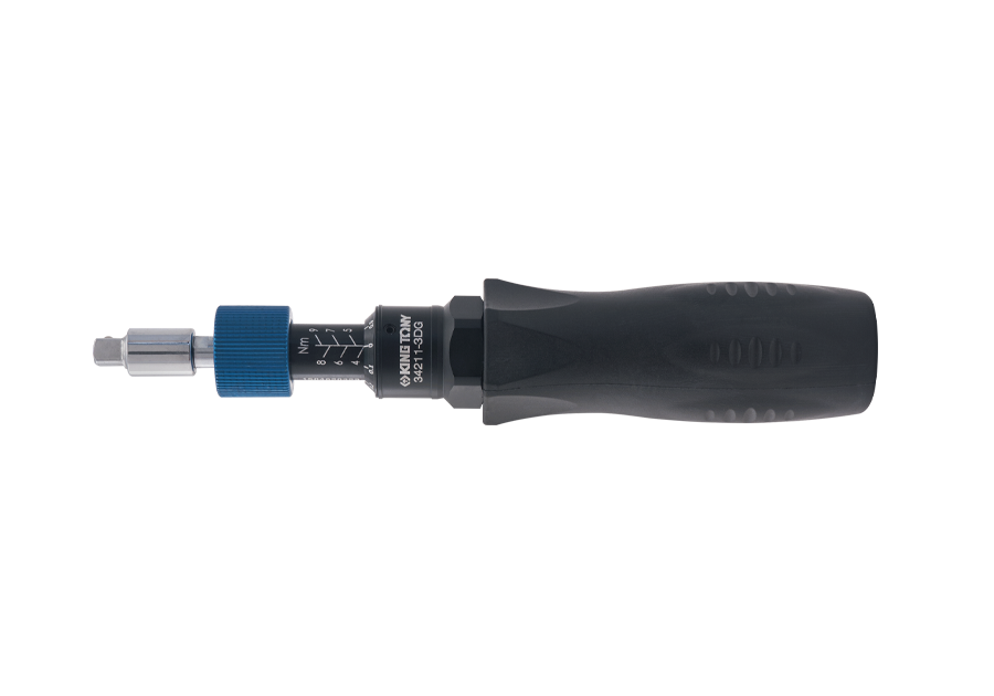 KING TONY 34211-3DG 1/4 Torque Scrdwdriver 4 - 9 Nm – manufacturer range illustration