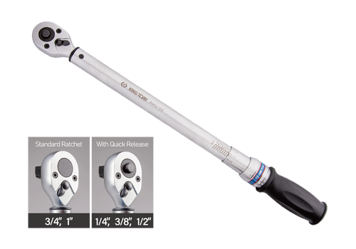 KING TONY 34462-2DG 1/2" Drive Industrial Torque Wrench 60-340 Nm – manufacturer range illustration