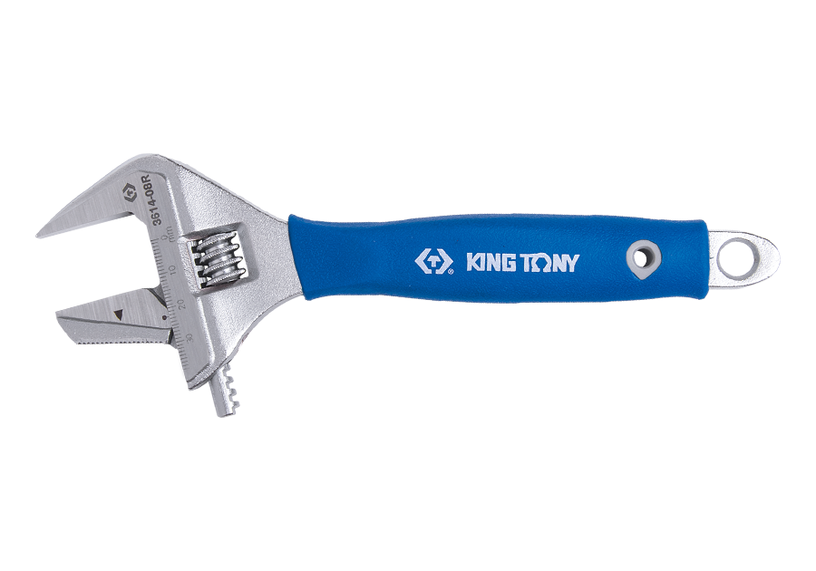 KING TONY 3614-08R Reversible Jaw Adjustable Wrench