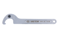 KING TONY 3641-I0 Hook Wrench 120-180mm – manufacturer range illustration