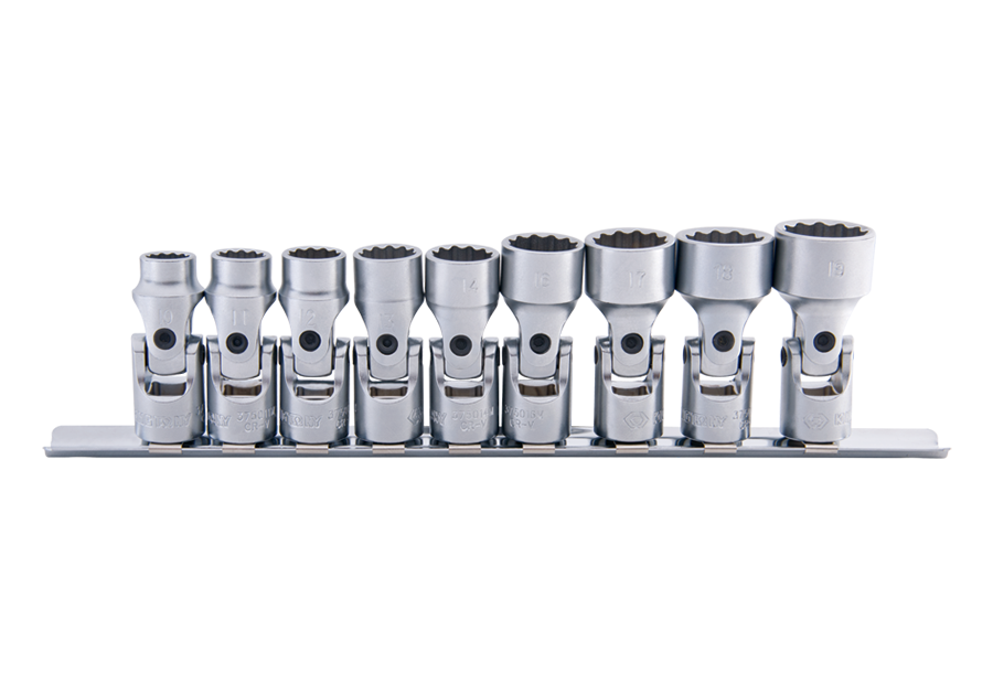 KING TONY 3709MR10 9 Piece 3/8" Drive 12 Point Universal Socket Set