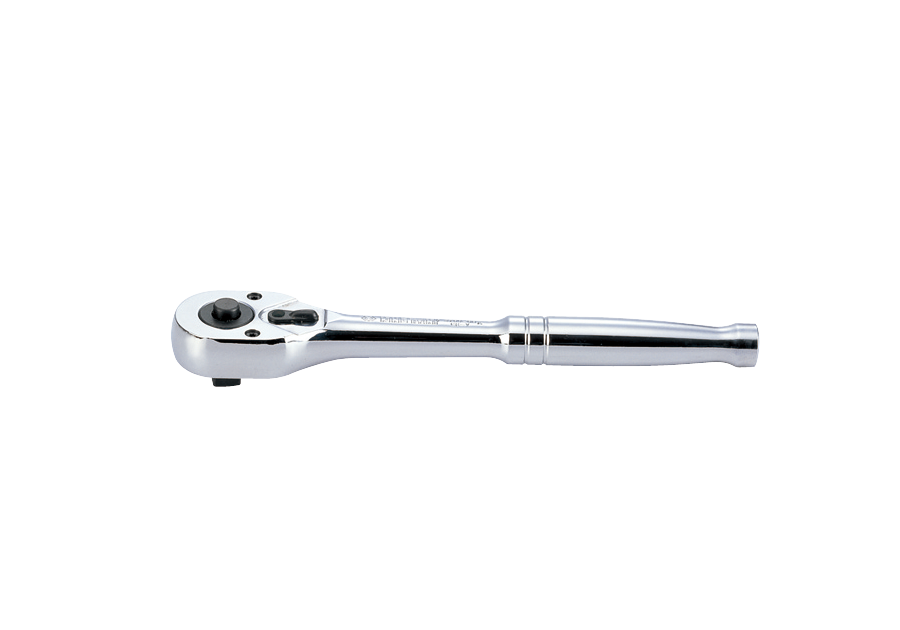 KING TONY 3761-08P 3/8" Drive Reversible Ratchet Polish 8 Chrome – manufacturer range illustration