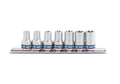 KING TONY 3E07PR 7 Piece 3/8" Drive TORX Plus Socket Rail Set
