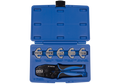 KING TONY 42107GX 7 Piece Interchangeable Ratchet Crimping Tool Set