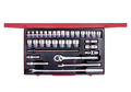 KING TONY 4534MR 33 Piece 1/2" Drive 6 Point Socket Wrench Set