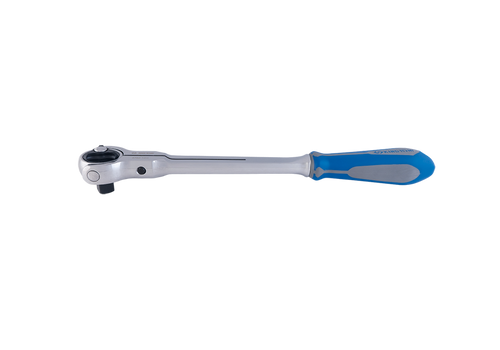 KING TONY 4752-12G 1/2" Drive 72 Teeth Swivel Headed Reversible Ratchet – manufacturer range illustration