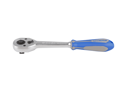 KING TONY 4771-10G 1/2" Drive Quick-release Reversible Ratchet with Rubber Grip