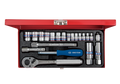 KING TONY 5022MR 21 Piece 1/4"+3/8" Drive Socket Wrench Set
