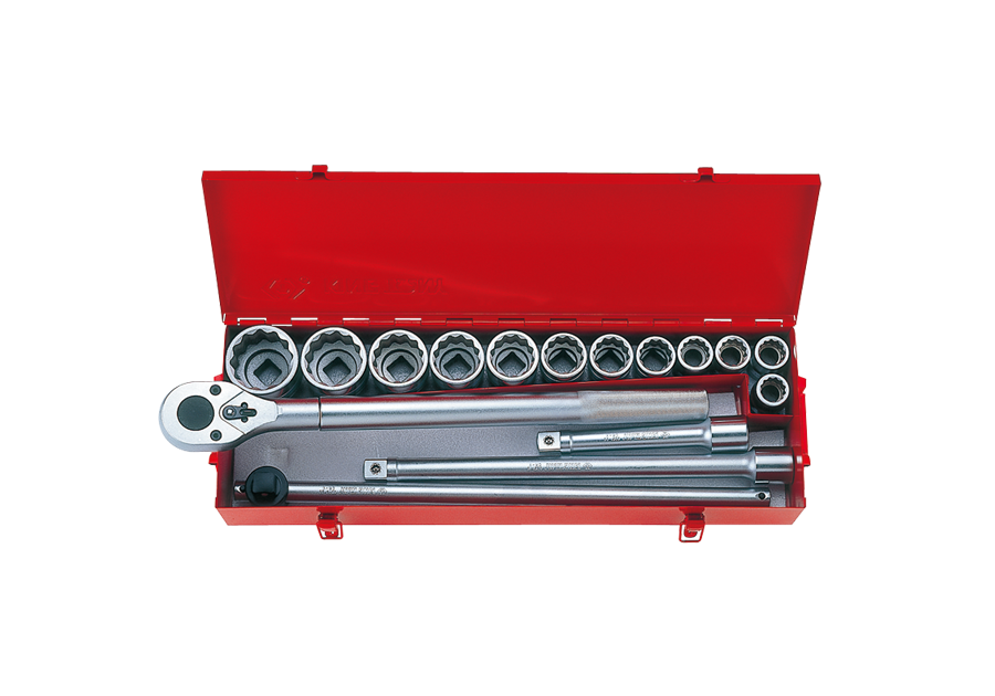 KING TONY 6016MR 16 Piece 3/4" Drive 12 Point Socket Wrench Set
