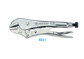 KING TONY 6031-07N 7" Nickel-plated Straight-jaw Locking Pliers – manufacturer range illustration