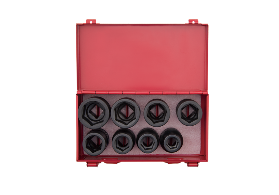 KING TONY 6408MP 8 Piece 3/4" Drive 6 Point Impact Socket Set