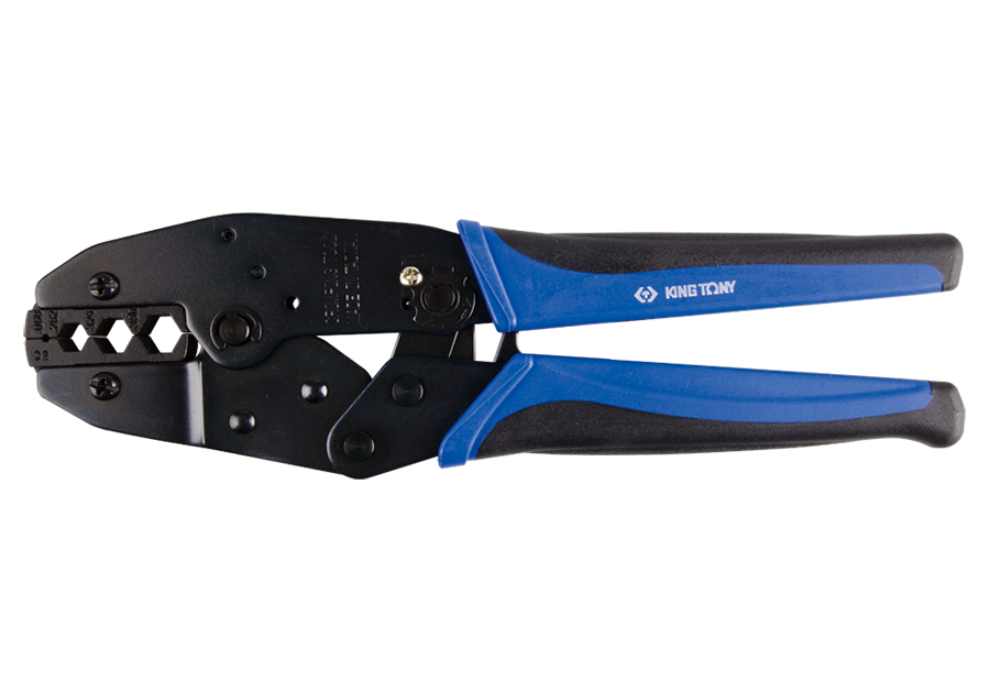 KING TONY 67GG-09 Ratchet Crimping Tool For Insulated Terminals – manufacturer range illustration