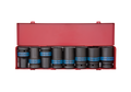 KING TONY 8409MP 8 Piece 1" Drive 6 Point Deep Impact Socket Set