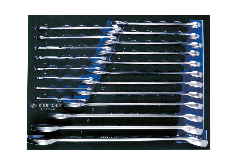 KING TONY 9-1220MRV 20 Piece Combination Wrench Set for Trolley (EVA FOAM)