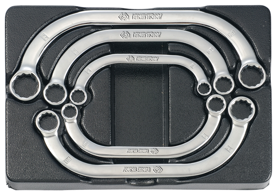 KING TONY 9-1905MR 5 Piece Half Moon Ring Wrench Set for Tool Chest & Trolley