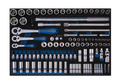 KING TONY 9-9503MRV01 103 Piece 1/4"+3/8"+1/2" Drive Socket Wrench Set for Trolley (EVA FOAM)