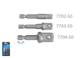 KING TONY 9103PR 3 Piece Power Bit Socket Adapter Set