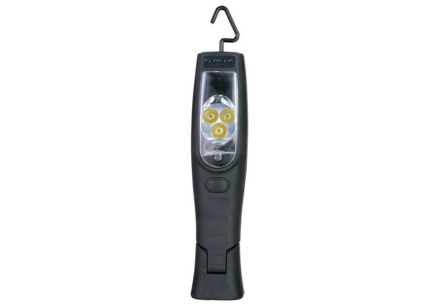KING TONY 9TA24 Rechargeable 3 + 1 LED Work Light with Magnetic Swivel Base