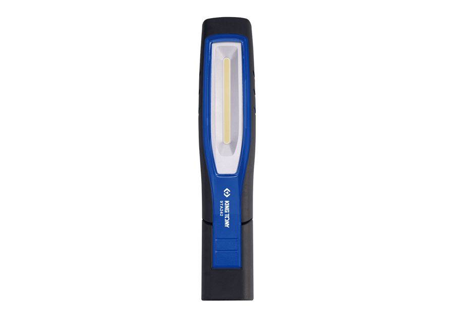 KING TONY 9TA242A 700 Lumen Rechargeable Inspection Light, Europe Charger – manufacturer range illustration