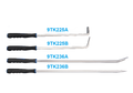 KING TONY 9TK225B Jumbo Pry Bar 25" 75 Degree – manufacturer range illustration