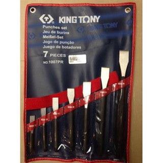 KING TONY 1007PR 7-piece Steel Chisel Set